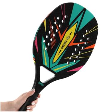 Imagem de Raquete de Beach Tennis de Carbono Alta Performance, Leve e Resistente