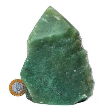 Imagem de Quartzo Verde Pedra Pé e Bico Serrado - 0,5 a 1Kg - Tipo B - Cristais 