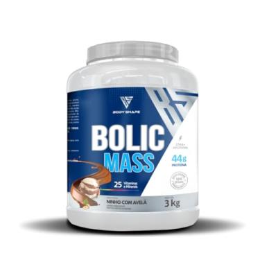 Imagem de Hipercalórico Bolic Mass 3kg 44g Proteína Body Shape (Ninho com Avelã)