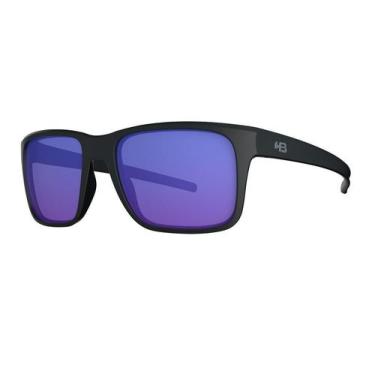 Imagem de Óculos Solar Hb H Bomb 2.0 10103210243024 Preto Fosco Lente Azul Espel