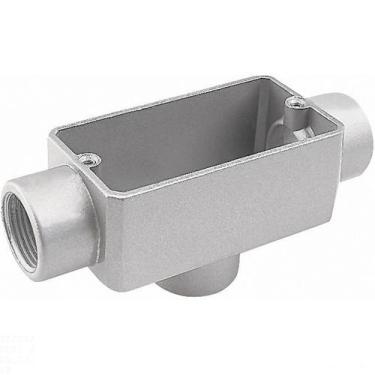 Imagem de Condulete fixo 3/4" tipo "TB" - sem tampa / sem rosca / com pintura el