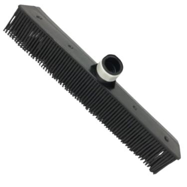 Imagem de Vassoura 2 em 1 com Rodo Flexivel de Silicone Preta