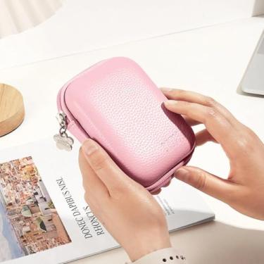 Imagem de 1 caixa de armazenamento de câmera CCD rosa mini bolsa de câmera adequada para Panasonic, Sony, Canon, Fuji, capa protetora