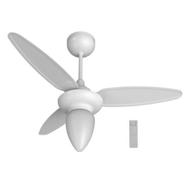 Imagem de Ventilador Teto Inverter Motor DC 30W Iluminação e 6 Velocidades Bivolt Ventisol 