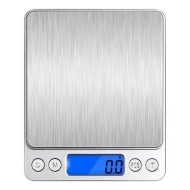 Imagem de 2X Mini Balança Digital De Cozinha Alta Precisão 0,1G Até 20