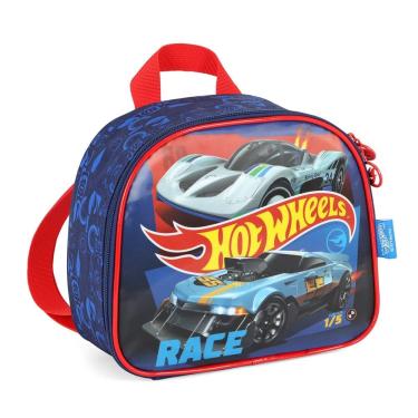 Imagem de Lancheira Escolar Menino Termica Bolsa HotWheels Vermelho