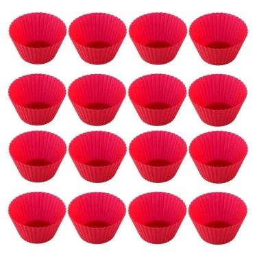Imagem de 2X 12 X Formas Silicone Cupcake Muffin Pão De Queijo Mini Bo