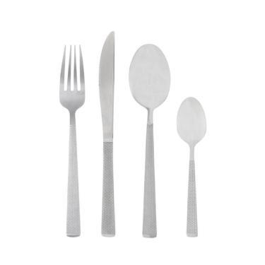 Imagem de Faqueiro Em Inox Santorini Com 16 Peças Lyor Prata