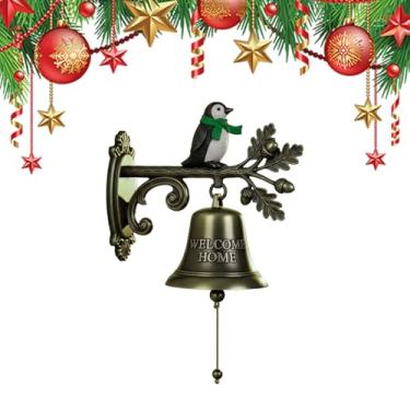 Imagem de Sinos para maçaneta, campainha de boas-vindas de Natal, decoração de casa para férias, Halloween, , escritórios, entrada, hotel, igreja, cozinha, sala de aula, restaurante, loja, oração