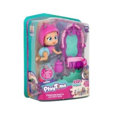 Imagem de Boneca Infantil Cry Babies Playtime Millie Ginásio de Atividades Multi