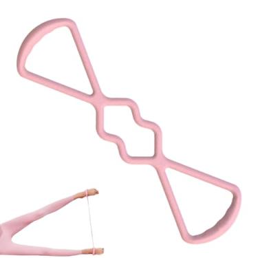 Imagem de Faixas de resistência para exercícios nas costas, faixa de resistência para treino nas costas em forma de 8, antiderrapante, ioga, pilates, equipamento de corda para puxar para sala de estar