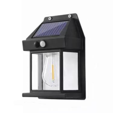 Imagem de Arandela de Parede Solar com Sensor de Presença, Iluminação Externa, Luz LED