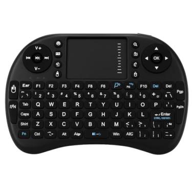 Imagem de Mini Teclado Wireless 2,4 GHz com Touchpad Retroiluminado para PC, Smart TV, Android – Compatível Notebook, Console – Design Portátil e Recarga USB – Storeasy
