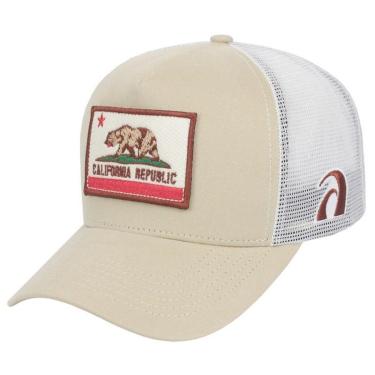 Imagem de Boné Surf Alive Trucker California Republic Patch-Unissex