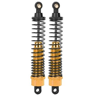 Imagem de Ainoli 1Pair RC Shocks Struts Damper Peças de reposição adequadas para HSP 94111 94188 94108 1/10 RC Car (Ouro)