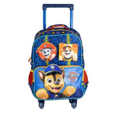 Imagem de Mochila de Rodas Patrulha Canina Paw Patrol Meninos Infantil