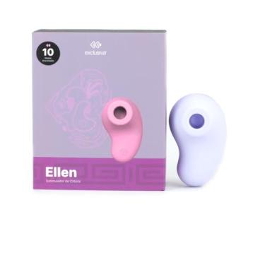 Imagem de Mini Sugador Recarregável com 10 Pulsações - Lavanda | Ellen