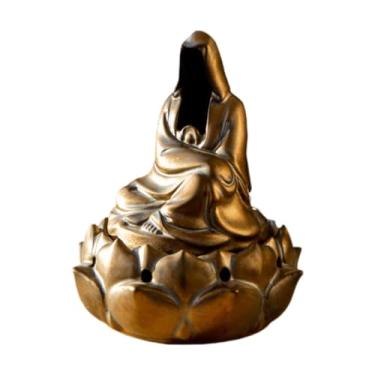 Imagem de Ｂｅｓｇａ Incensário de mesa decorativo, presente criativo para inauguração de casa, estátua porta-incenso para escritório, casa de campo, sala de jantar,