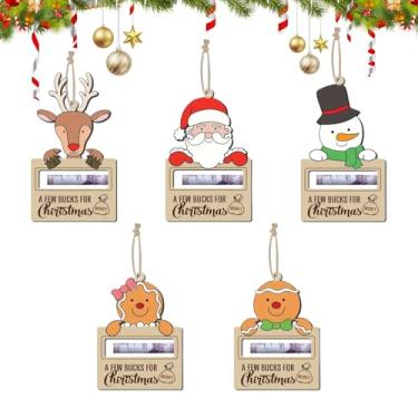 Imagem de Porta-Dinheiro de Natal,5 Peças Decoração De Festa Em - Ornamentos para Guardar Dinheiro,para Crianças Adultos Casa Quarto Sala de Estar Troca com Amigos Reuniões Familiares