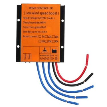 Imagem de 24v,HYZHANHONG Controlador de Carga para Gerador de Turbina Eólica MPPT de 16000W, 12V/24V/48V IP67 com Indicador LED