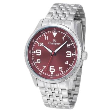 Imagem de Relógio Champion Masculino Ref: Ch30377v Casual Prateado