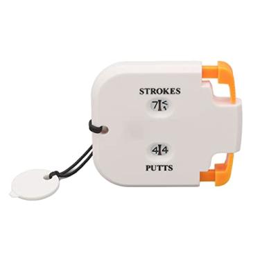 Imagem de Score Counter, Plastic 2 Digits Stroke Putts Counting Clicker with Auxiliary Zeroing Function, for 2 Players