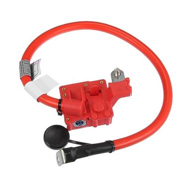 Imagem de VekAuto Cabo de terminal de bateria positiva para carro compatível com BMW X3 XDrive28i XDrive35i 2011-2014, fusível vermelho de plástico durável, cabo de sopro, cabo de chumbo mais pólo