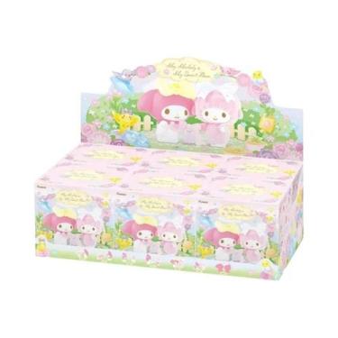 Imagem de My Melody Piano Bird Adventure Anime Blind Box Action Figures Modelos 