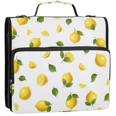 Imagem de Pasta organizadora de fichário escolar com alça de ombro e alça de ombro com alça de ombro, 34,5 x 31,5 x 9 cm