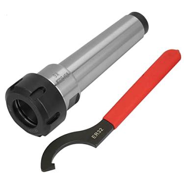 Imagem de Acouto Suporte de Mandril de Pinça MT4 ER32 Carbono MT4 ER32 Suporte de Ferramentas de Mandril de Pinça Ferramenta de Torno de Fresagem Com Chave de Pinça Roteador e Acessórios