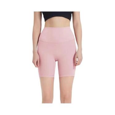 Imagem de Shorts De Yoga Femininos De Cintura Alta, Ajuste Slim, Levanta O Bumbu