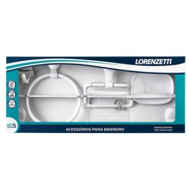 Imagem de Kit C/ 5 Acessorios P/ Banheiro F22 Lorenzetti