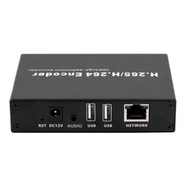 Imagem de EXVIST H.265 4K Codificador de vídeo HDMI, codificador para IP, USB 2.0 duplo para gravação, loop HDMI, compatível com ONV/HK, transmissão ao vivo para YouTube, Facebook, Wowza, Twitch