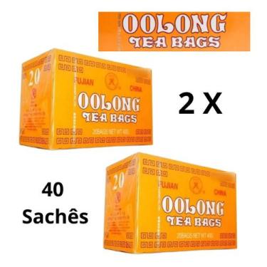 Imagem de 2 x chás chinês oolong 40 saches 40g importado fujian - Fujian Tea Imp