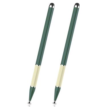 Imagem de Caneta Stylus (pacote com 2) para smartphones e tablets, caneta de tela sensível ao toque de ponta fina com rejeição de palma, caneta Stylus de alta precisão compatível com iPad/iPhone/para Procreate