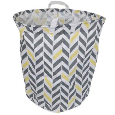 Imagem de Cesto Organizador Compactável Roupa Suja Lavanderia Adulto - Petrin