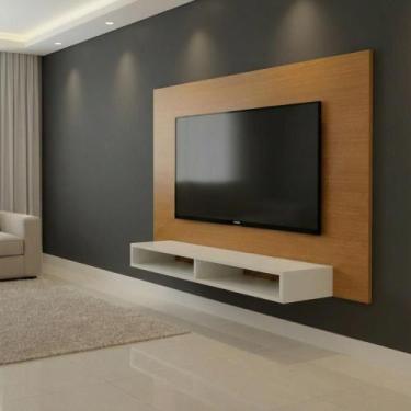 Imagem de Painel Pequeno Para TV 43 Polegadas Suspenso 1,20m Com Nicho - Repleta