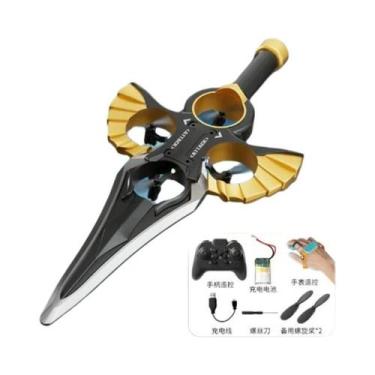 Imagem de Brinquedo Drone Com Controle Remoto Para Meninos, Espada Voadora Com I