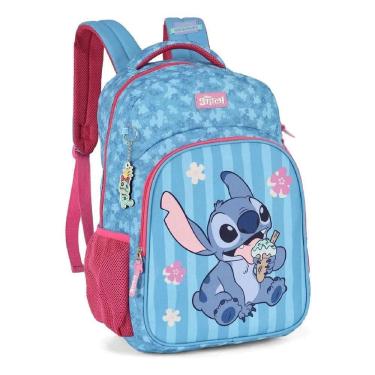 Imagem de Mochila Stitch Disney Azul com Pink - MS50101SC-PK - LUXCEL
