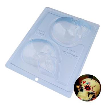Imagem de Forma Especial de Acetato Crânio Halloween Cód 9997 BWB