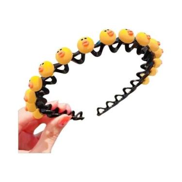 Imagem de Tiara Infantil De Morango Com Desenho Animado, Faixa De Cabelo Ondulad