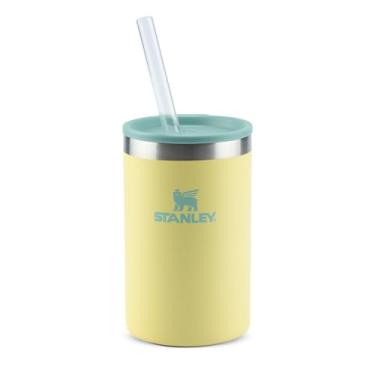 Imagem de Stanley - Can Cooler com tampa e canudo, copo térmico de 296 ml para manter as bebidas em lata geladas, Pomelo