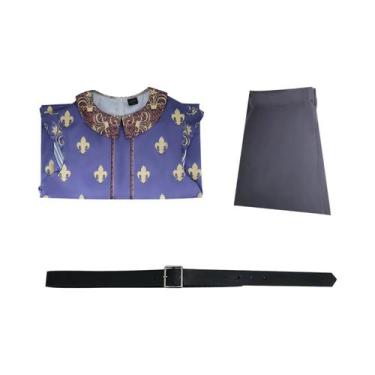 Imagem de Shrek cosplay traje príncipe encantador traje casaco calça terno compl