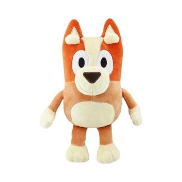 Imagem de Bonecos De Pelúcia Bluey Bingo 20/30CM Com Chapéu De Natal, Olhos Bril