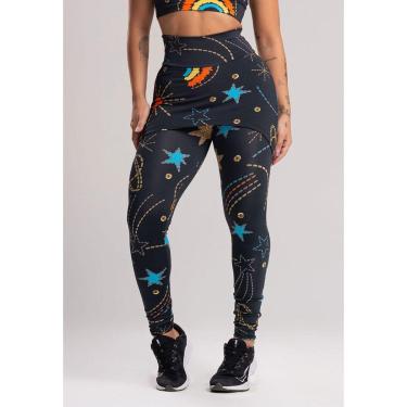 Imagem de Calça Legging Suplex Saia Tapa Bumbum Estampada Cintura Alta Fitness Mvb Modas-Feminino
