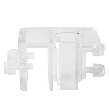 Imagem de AYNEFY Suporte de Tubo de Aquário Acrílico Ajustável, Braçadeira de Mangueira Transparente, Mantém o Tubo de Alimentação No Lugar, Adequado para Tanques de Peixes Com de 12-16mm