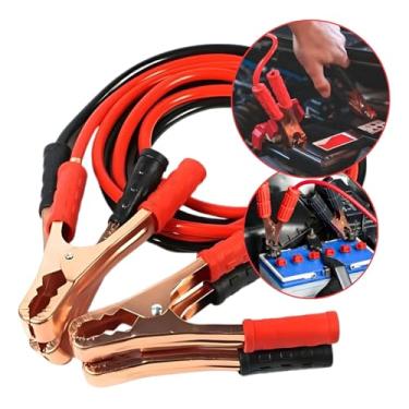 Imagem de Cabo de Bateria 10mm Chupeta Automotivo 800 Amperes Cabo de 2,5 Metros Com Garras Em Aço Cobreado Fio com Bolsa de Transporte transferência de energia Carro Moto e Caminhão