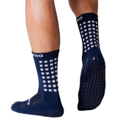 Imagem de Meia Esportiva Futebol Grip Draft ProSocks, Azul marinho, 38/44