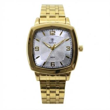 Imagem de Relógio Feminino Tuguir Analógico TG229 Dourado e Prata