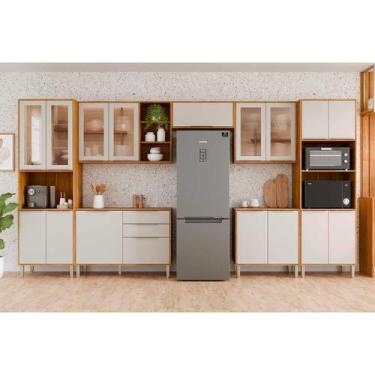 Imagem de Cozinha Modulada MGM 7 Peças Brilhante C7P112 Cinamomo/Off